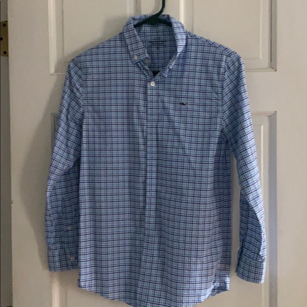 Vineyard vines boys dress shirt size M